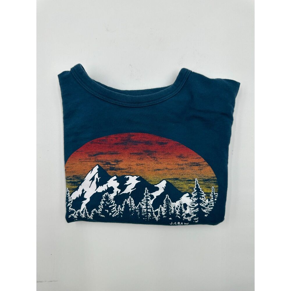 Crew Cuts Top for Children Graphic Tee Mountains Crew Neck Sz L Long Sleeves EUC - Picture 5 of 7